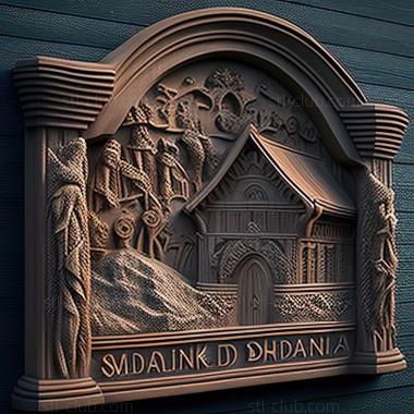 3D мадэль Гримстад в Норвегии (STL)